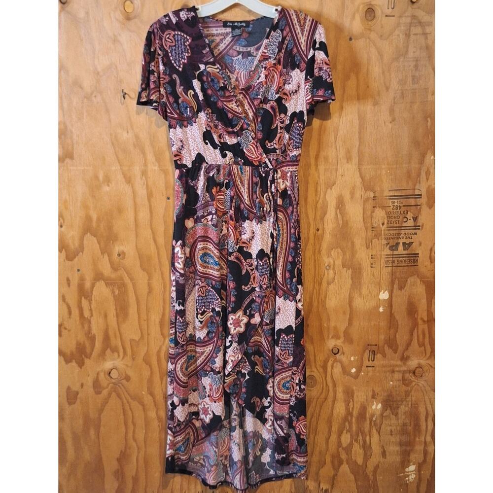 Elie McCarthey Dress Women's XS Classic Paisley Floral Cottagecore Prairiecore